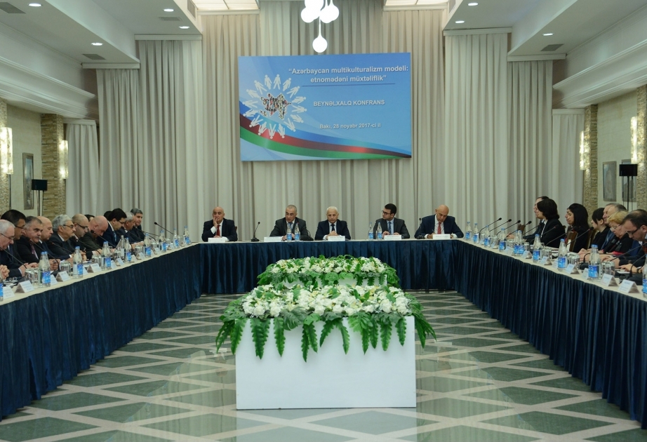 Internationale Konferenz "Aserbaidschanisches Modell des Multikulturalismus: ethnokulturelle Vielfalt" in Baku