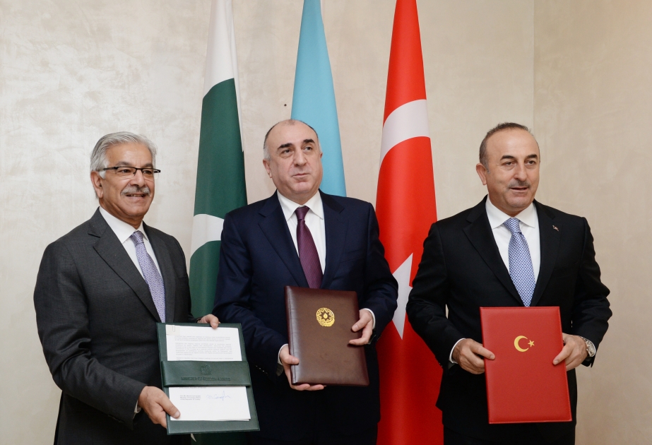 Bəyannamə: Azərbaycan, Pakistan və Türkiyə üçtərəfli əməkdaşlığın inkişafında maraqlıdırlar