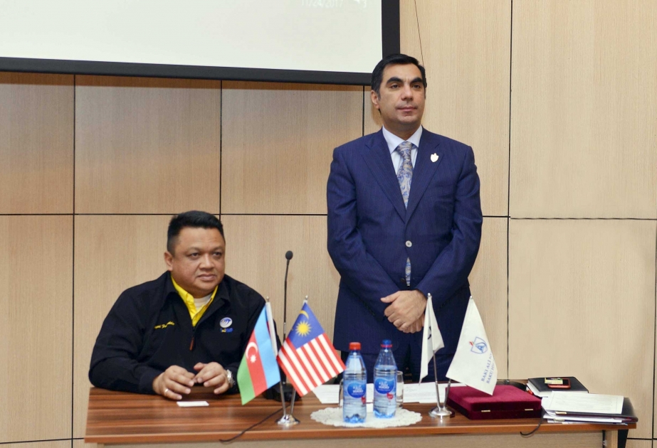 Crown Prince of Malaysian state of Perlis visits Baku Higher Oil School