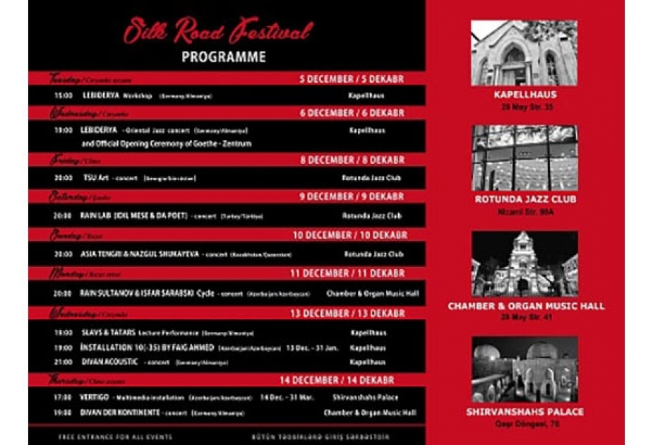 Bakıda “İpək Yolu” festivalı keçiriləcək