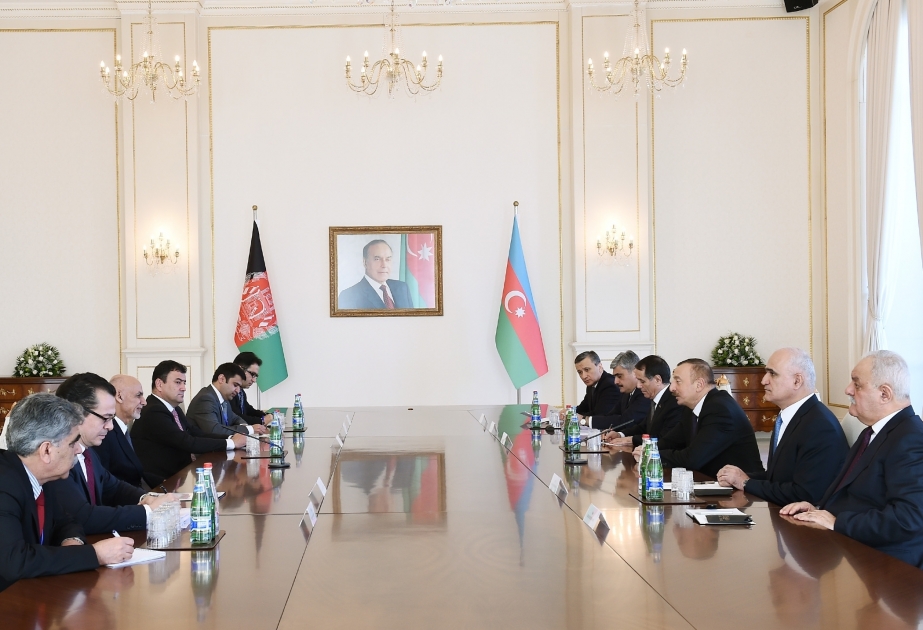 Entretien élargi des présidents azerbaïdjanais et afghan VIDEO