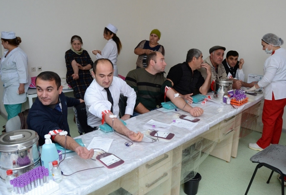 Ağdaşda aksiya: “Qan ver, həyatı xilas et”
