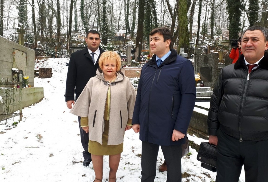 Lvovda Azərbaycan Xalq Cümhuriyyətinin generalının qəbirüstü abidəsi yenidən qurulub