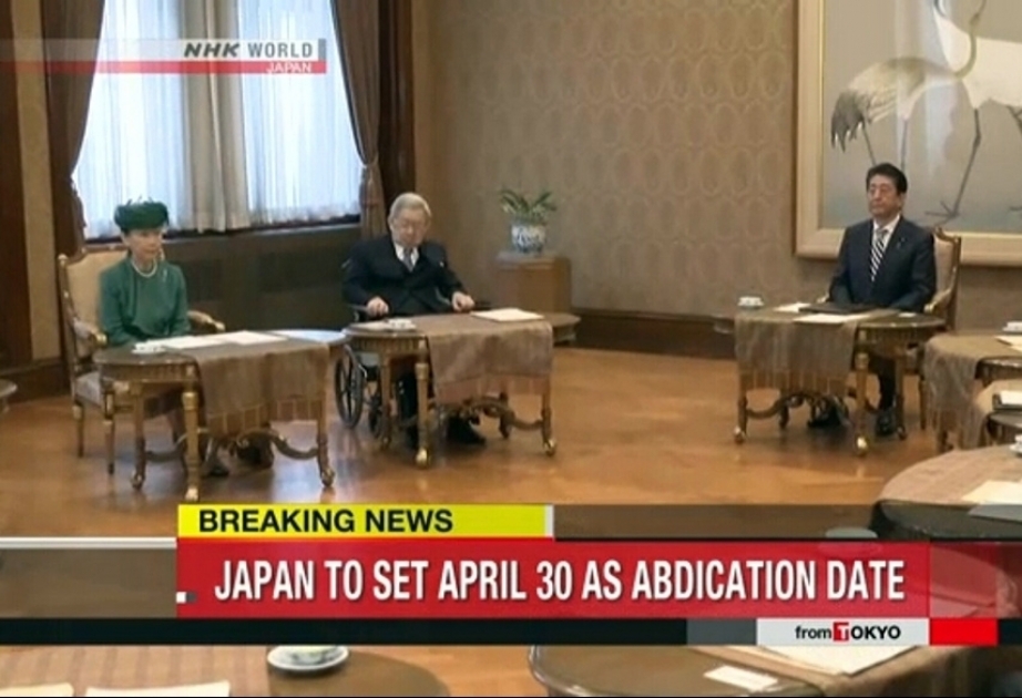 Japans Kaiser Akihito dankt am 30. April 2019 ab