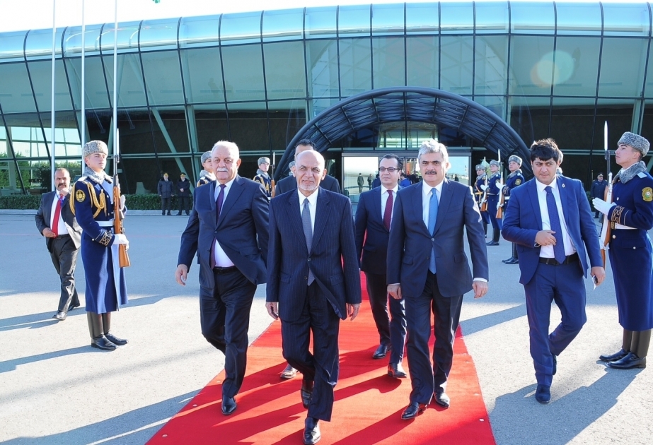 Le président afghan Mohammad Ashraf Ghani a terminé sa visite de travail en Azerbaïdjan