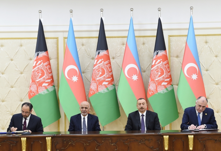 Aserbaidschan und Afghanistan unterzeichnen eine Reihe von Dokumenten VIDEO