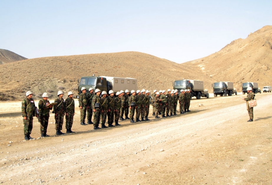 Əlahiddə Ümumqoşun Ordu üzrə “Ən yaxşı artilleriya batareyası” adı uğrunda yarış keçirilib