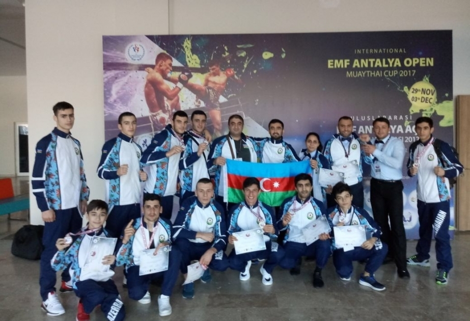 Azerbaijani muay thai fighters win 12 medals at European Cup