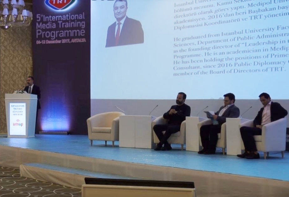 L’AZERTAC représentée au Programme international d'éducation aux médias de la TRT