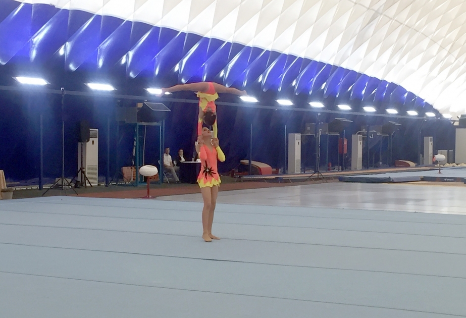 Akrobatika və aerobika gimnastikası üzrə ölkə çempionatı davam edir
