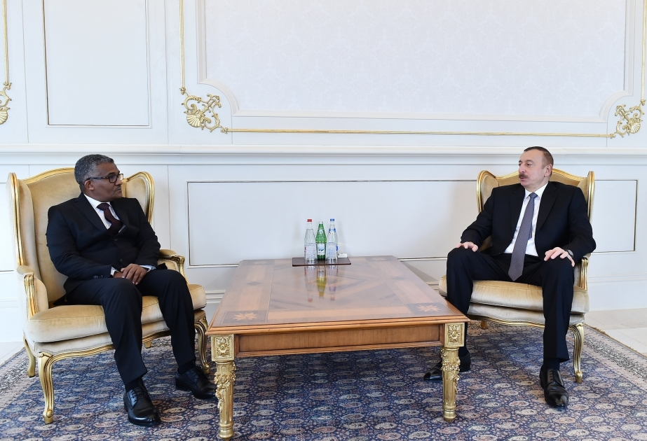 President Ilham Aliyev received credentials of incoming Sudanese ambassador VIDEO
