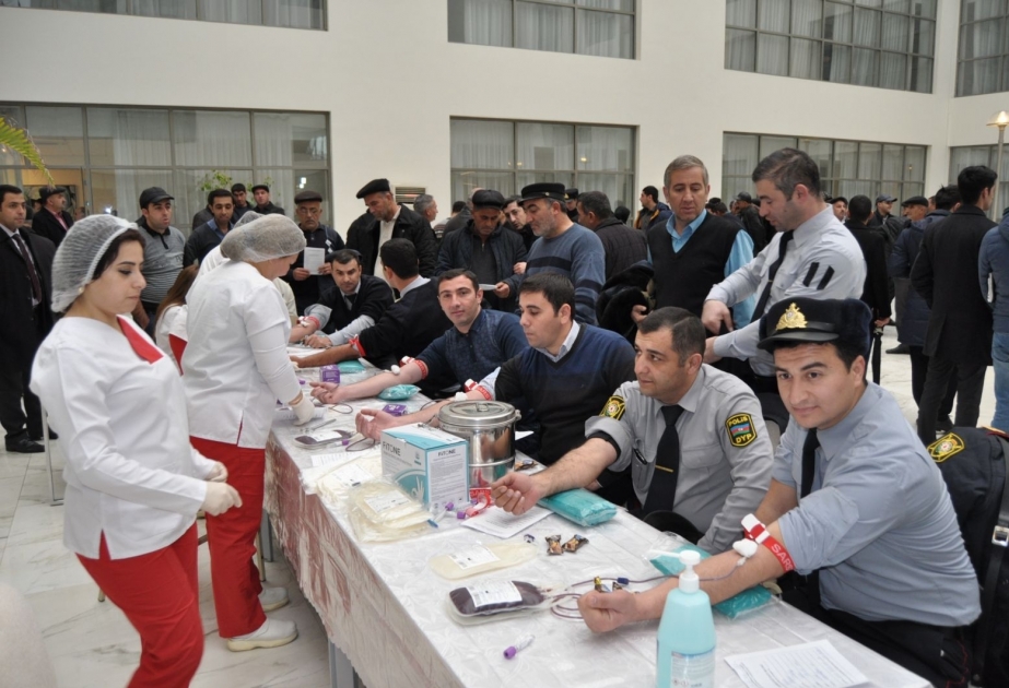 Cəlilabadda humanitar aksiyada 150 nəfər qan verib