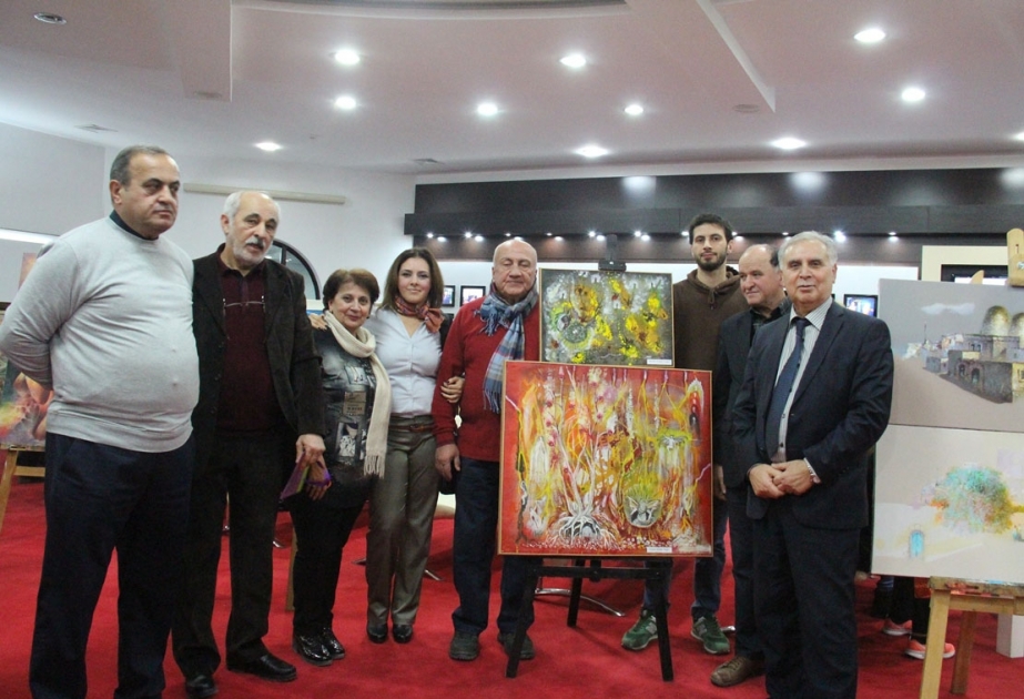 Suraxanıda əmircanlı rəssamların sərgisi açılıb