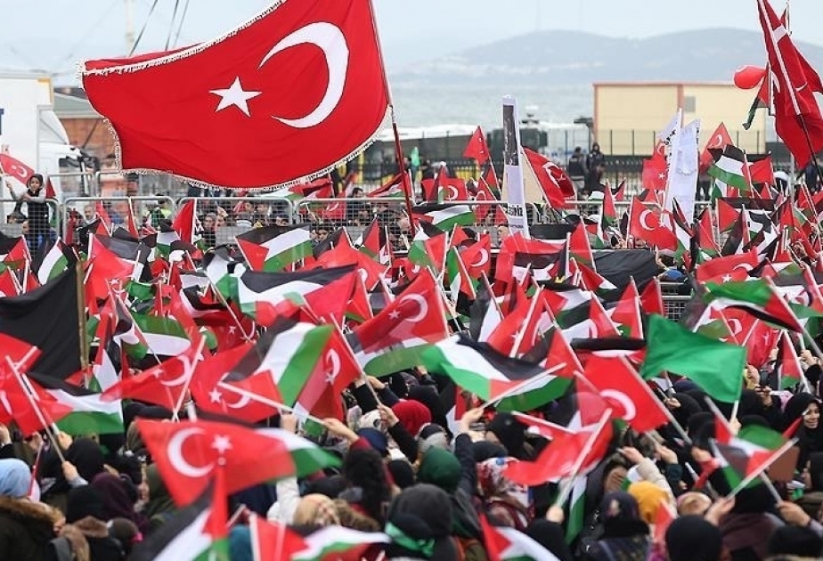 İstanbulda “Qüds İslamındır!” şüarı ilə böyük mitinq keçirilib