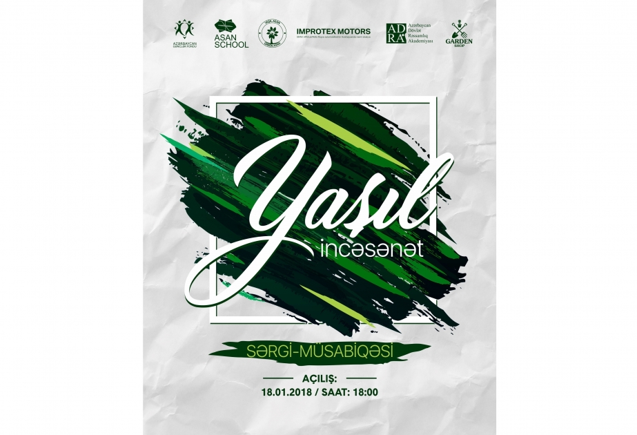 “Yaşıl İncəsənət-2018” rəsm sərgi-müsabiqəsinə start veriləcək