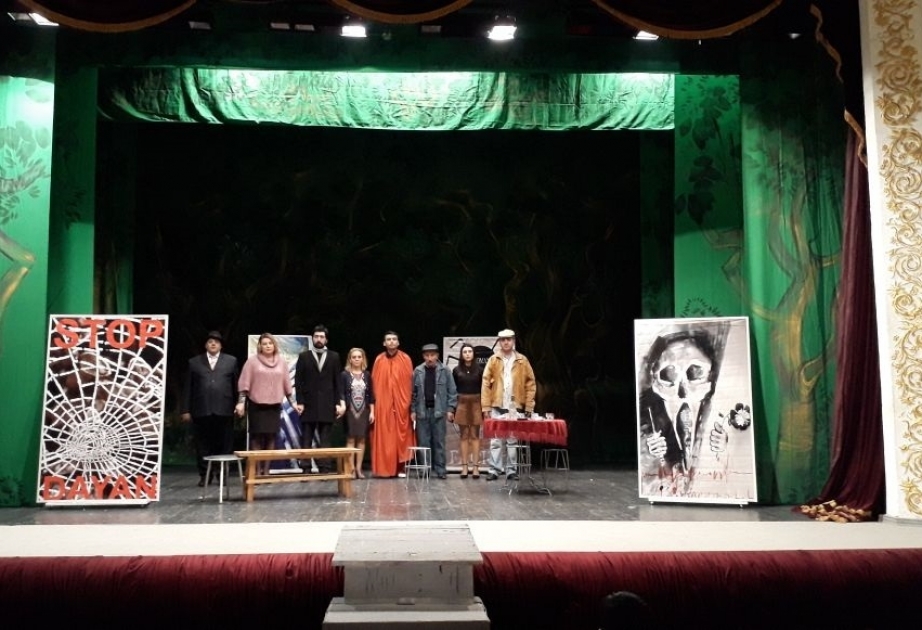 İrəvan teatrının bölgələrə qastrol səfərinin birinci mərhələsi başa çatıb