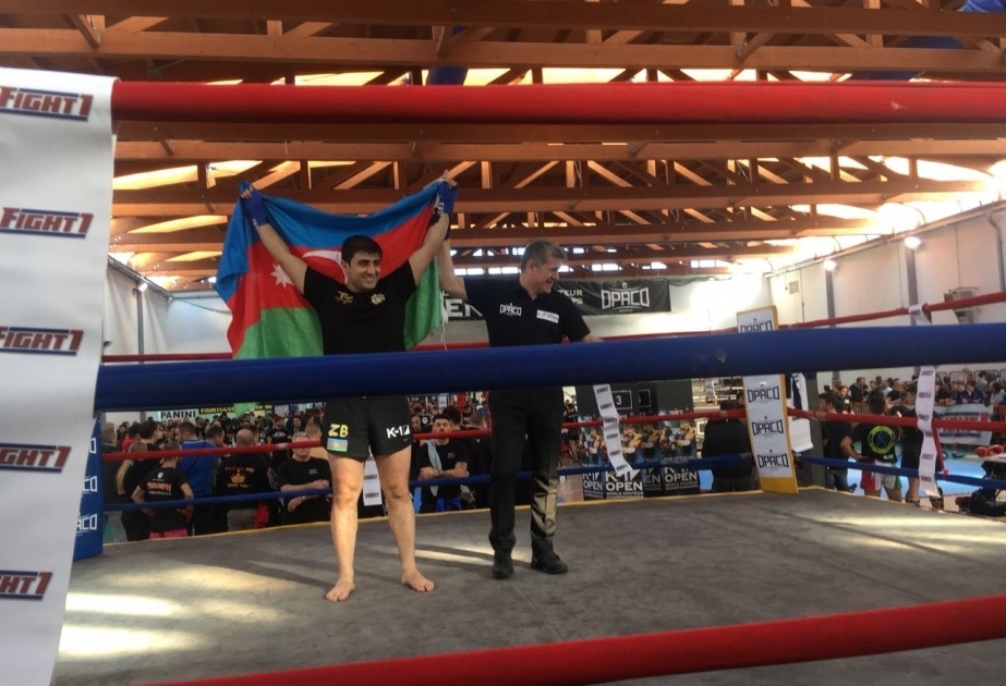 Azerbaijani MMA fighter wins world gold in Italy