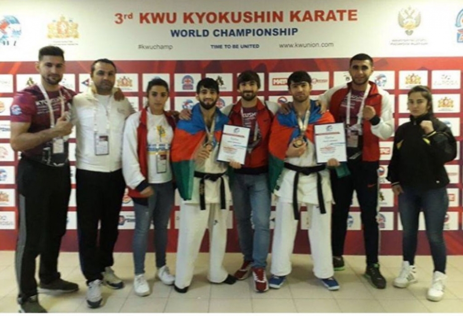 Azərbaycan idmançıları kyokşin karate üzrə üçüncü dünya çempionatında iki bürünc medal qazanıblar