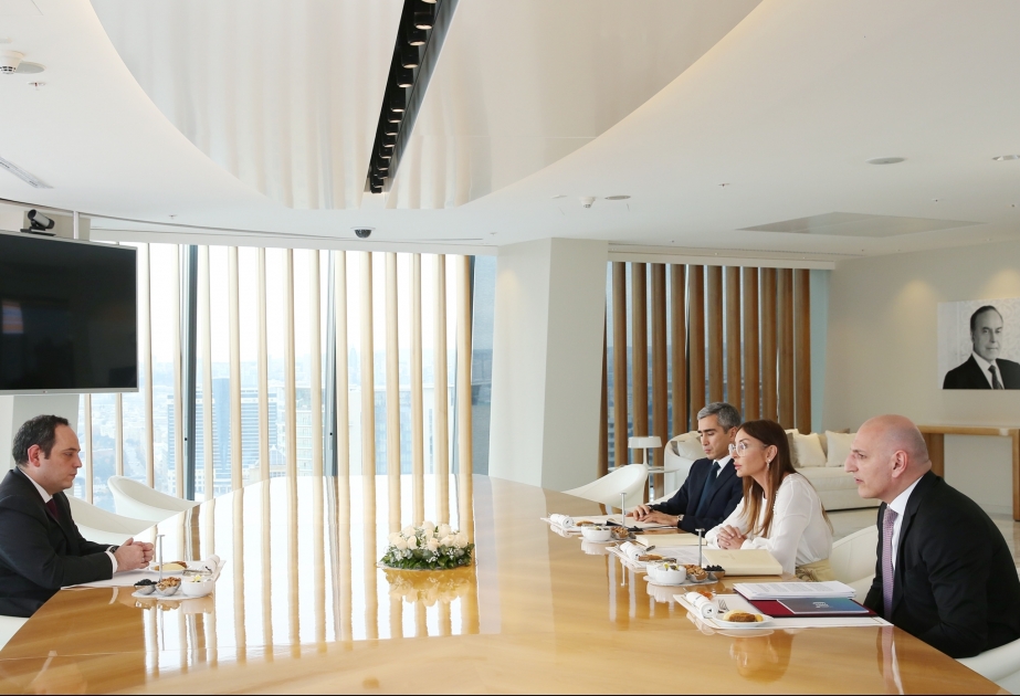 First Vice-President Mehriban Aliyeva met with deputy secretary general of Bureau International des Expositions