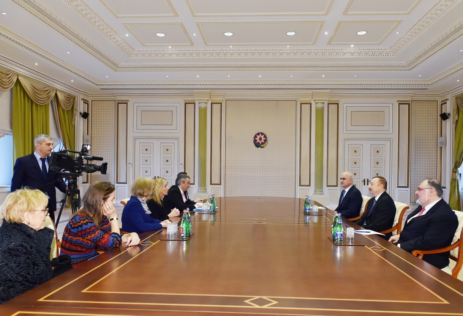 President Ilham Aliyev received delegation led by UK Minister of State for Trade and Export Promotion VIDEO