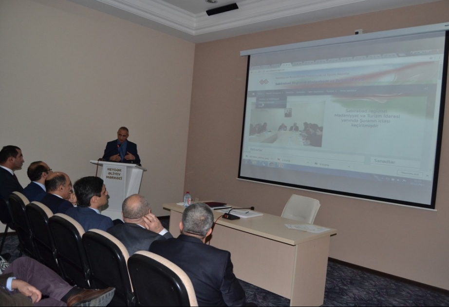 Bir neçə regional mədəniyyət və turizm idarəsinin saytı istifadəyə verilib