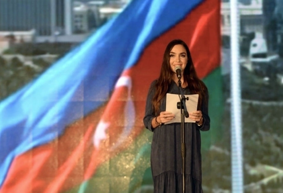 Vice-President of Heydar Aliyev Foundation Leyla Aliyeva attends poetry day in Gabala VIDEO