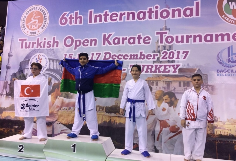 Junior Azerbaijani karate fighter wins Turkish Open tournament