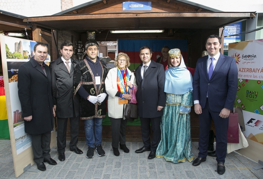 Madriddə keçirilən “Milad Bayramı – Mədəniyyətlər sərgisi”ndə Azərbaycan da təmsil olunub VİDEO