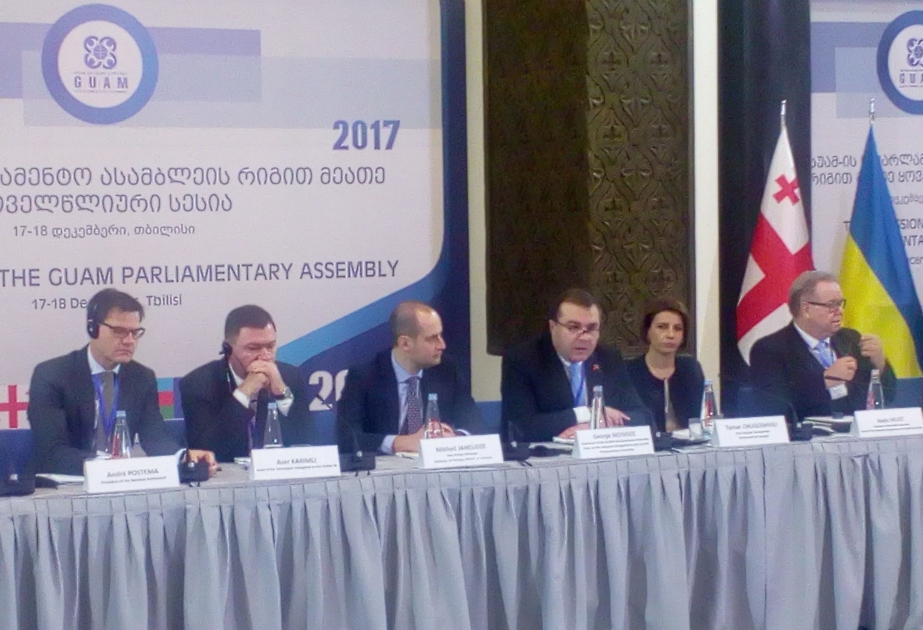 Tbilisidə GUAM PA-nın 10-cu sessiyası işə başlayıb