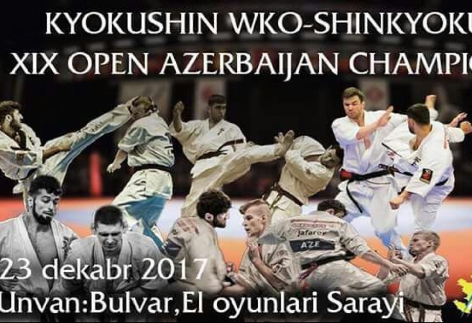 Kyokşin karate üzrə respublika çempionatında 250-yə yaxın idmançı mübarizə aparacaq