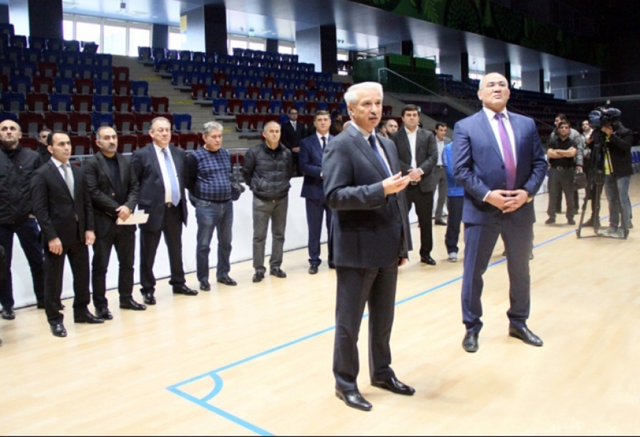 Güləş üzrə Azərbaycan çempionatının qalib və mükafatçıları ilə görüş keçirilib