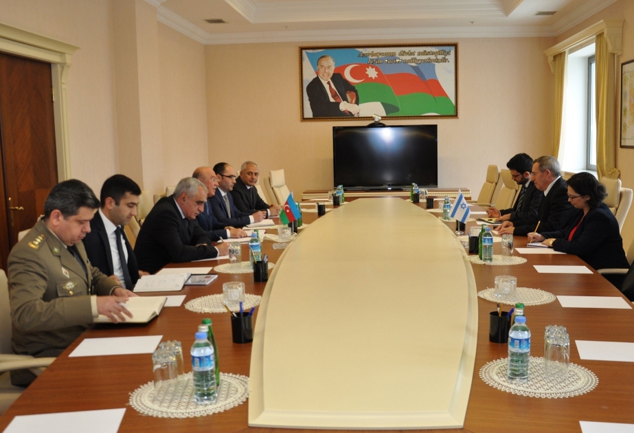 Обсуждены вопросы сотрудничества в области предотвращения чрезвычайных ситуаций между Азербайджаном и Израилем