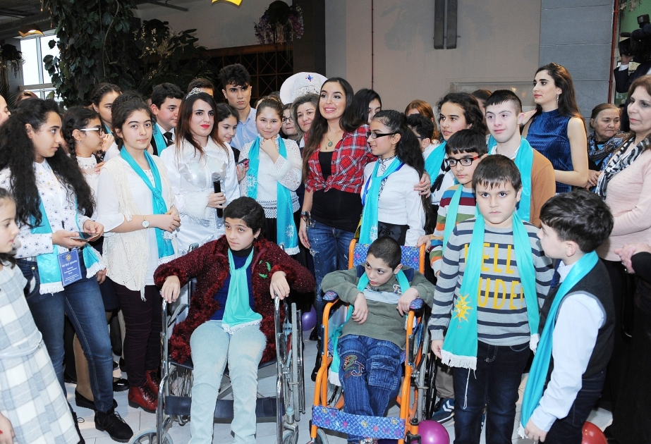 Leyla Aliyeva attends festivity for children in need of special care VIDEO