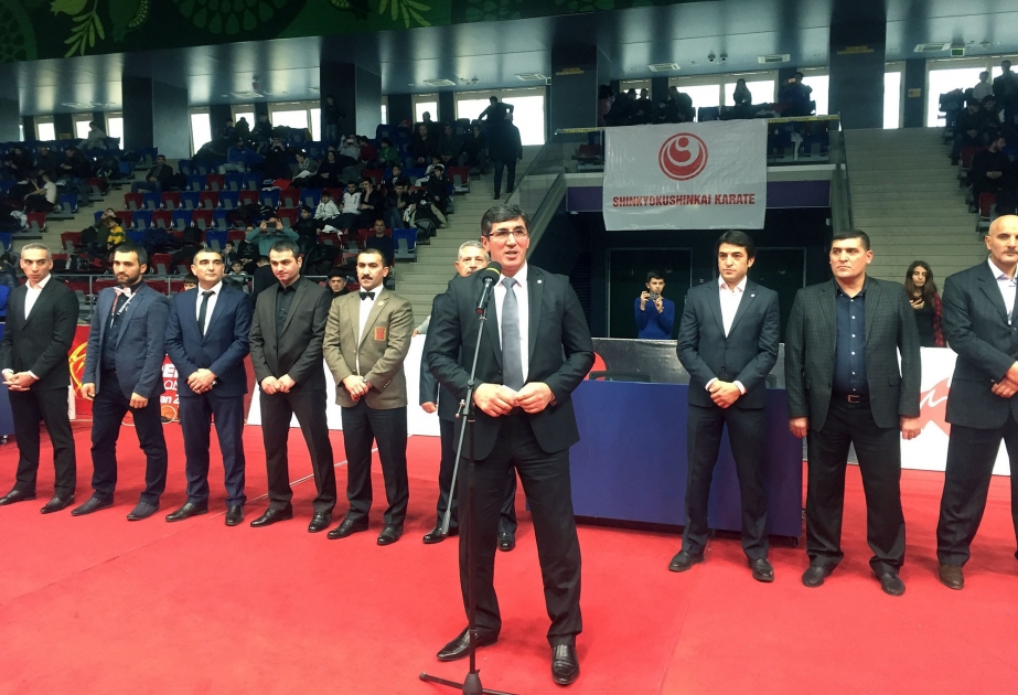 Kyokşin karate üzrə açıq respublika çempionatının açılış mərasimi olub