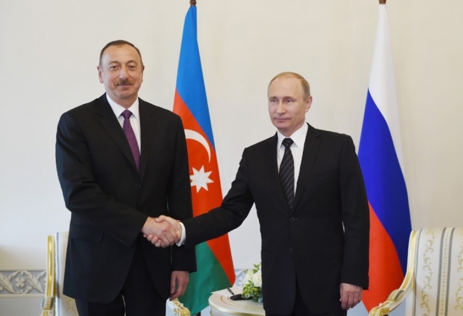 Russian President Vladimir Putin phoned President Ilham Aliyev