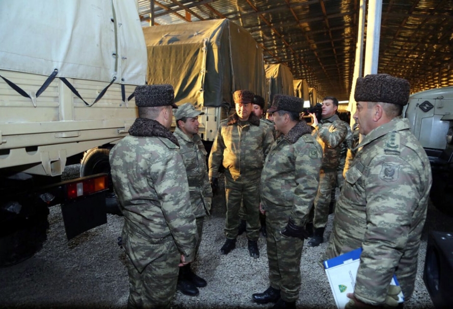 Daha bir hərbi hissədə şəxsi heyətlə görüş keçirilib