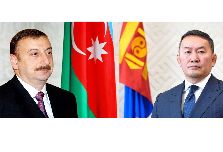 President of Mongolia Khaltmaagiin Battulga telephoned President Ilham Aliyev