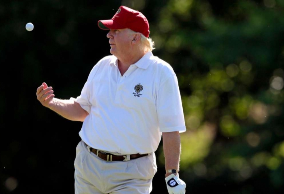 US-Präsident Donald Trump spielt Golf