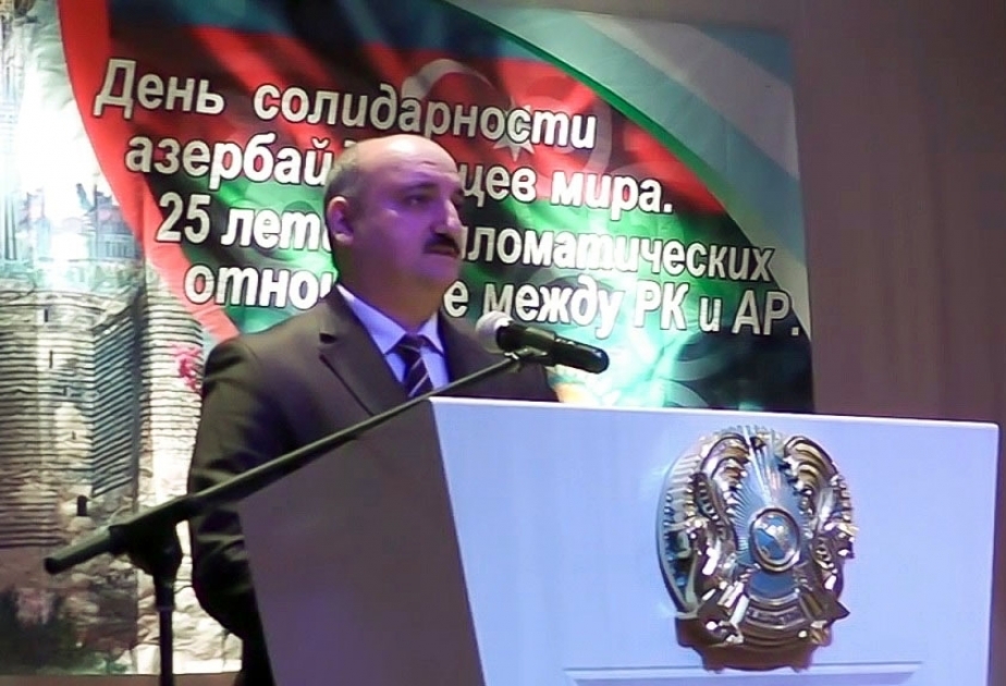 Aktöbə şəhərində Azərbaycan-Qazaxıstan diplomatik əlaqələrinin qurulmasının 25 illiyi ilə əlaqədar tədbir keçirilib