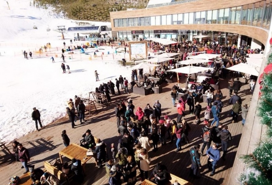 Tourismuszentrum "Schahdagh" in Gusar von mehr als 10.000 Touristen besucht