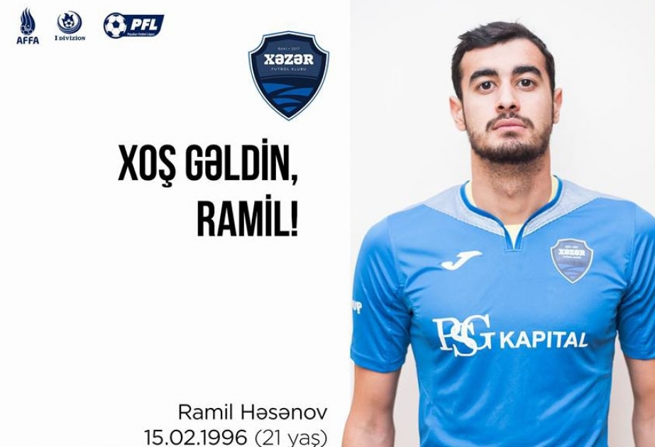 “Xəzər” klubu “Qəbələ”nin futbolçusunu icarəyə götürüb