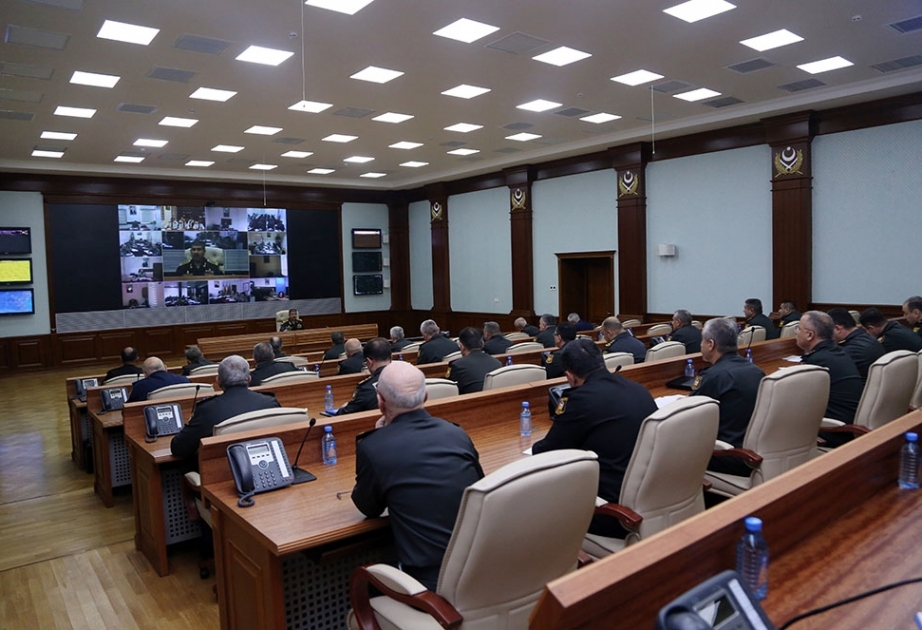 Yeni tədris dövrünə hazırlıq məqsədilə qoşunlar üçün tapşırıqlar müəyyənləşdirilib