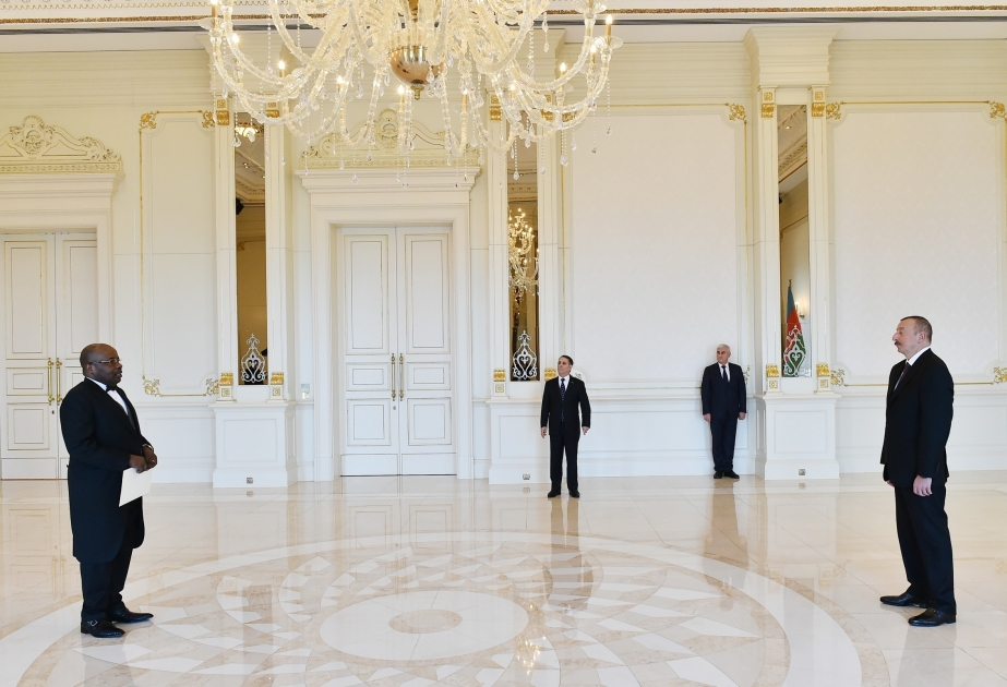 President Ilham Aliyev received credentials of incoming Equatorial Guinean ambassador VIDEO