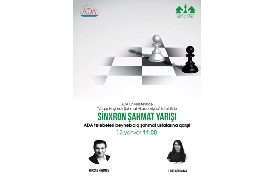 ADA Universitetində sinxron şahmat yarışı keçiriləcək