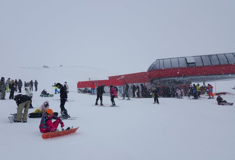 Tourismus in der Türkei: Russische Touristen verbringen ihren Winterurlaub in Erciyes