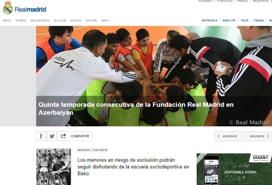 “Real Madrid Fondu”nun Azərbaycanda ardıcıl beşinci mövsümü
