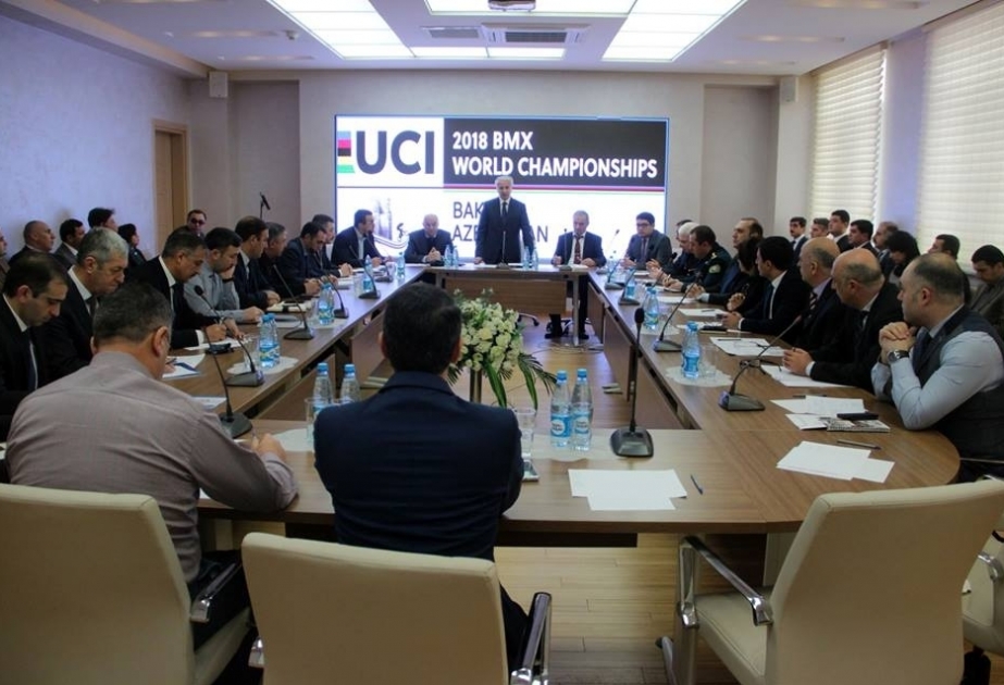 Bakıda keçiriləcək BMX üzrə dünya çempionatının Təşkilat Komitəsinin İşçi Qrupunun iclası olub VİDEO
