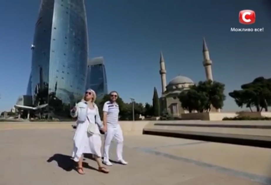 Azərbaycanın turizm imkanları Ukraynanın yüksək reytinqli televiziya kanalında VİDEO