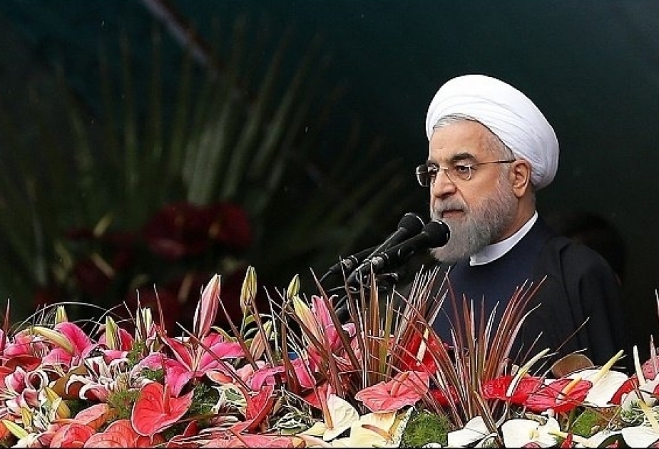 Həsən Ruhani: Bu gün İslam ölkələrində baş verən münaqişələr xarici müdaxilələrin nəticəsində meydana gəlib