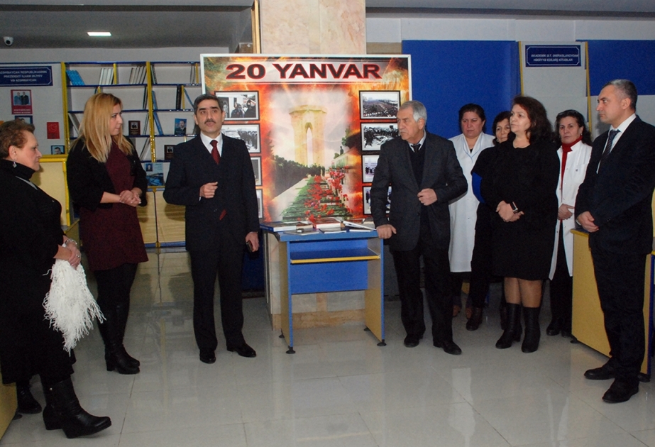 Tibb Universitetində 20 Yanvar şəhidləri ilə bağlı silsilə tədbirlər davam edir